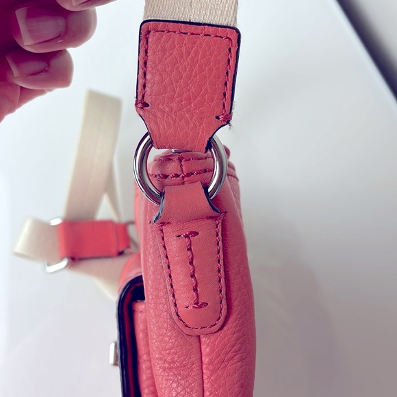 Coach Park Leather Swingpack Crossbody Bag Turnlock - Picture 6 of 8